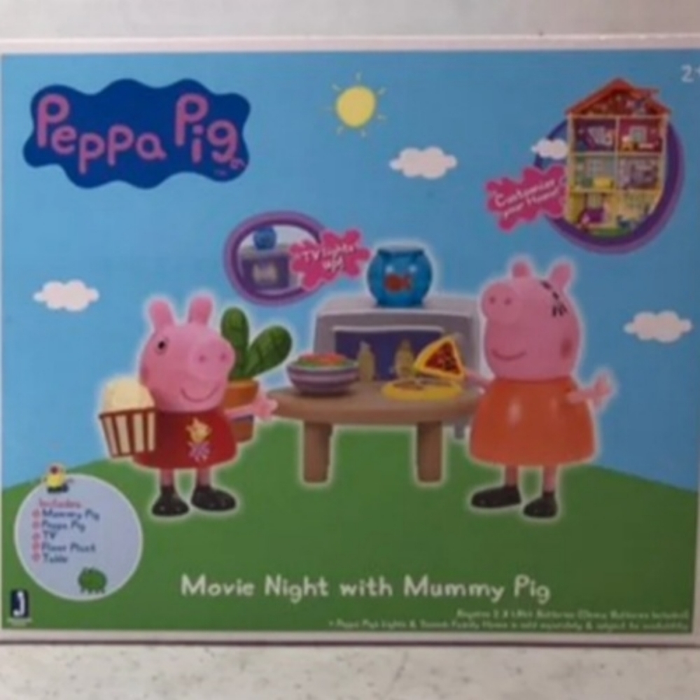 🙂SOLD@MERCARI🙂🆕️ HTF Peppa Pig Movie Night